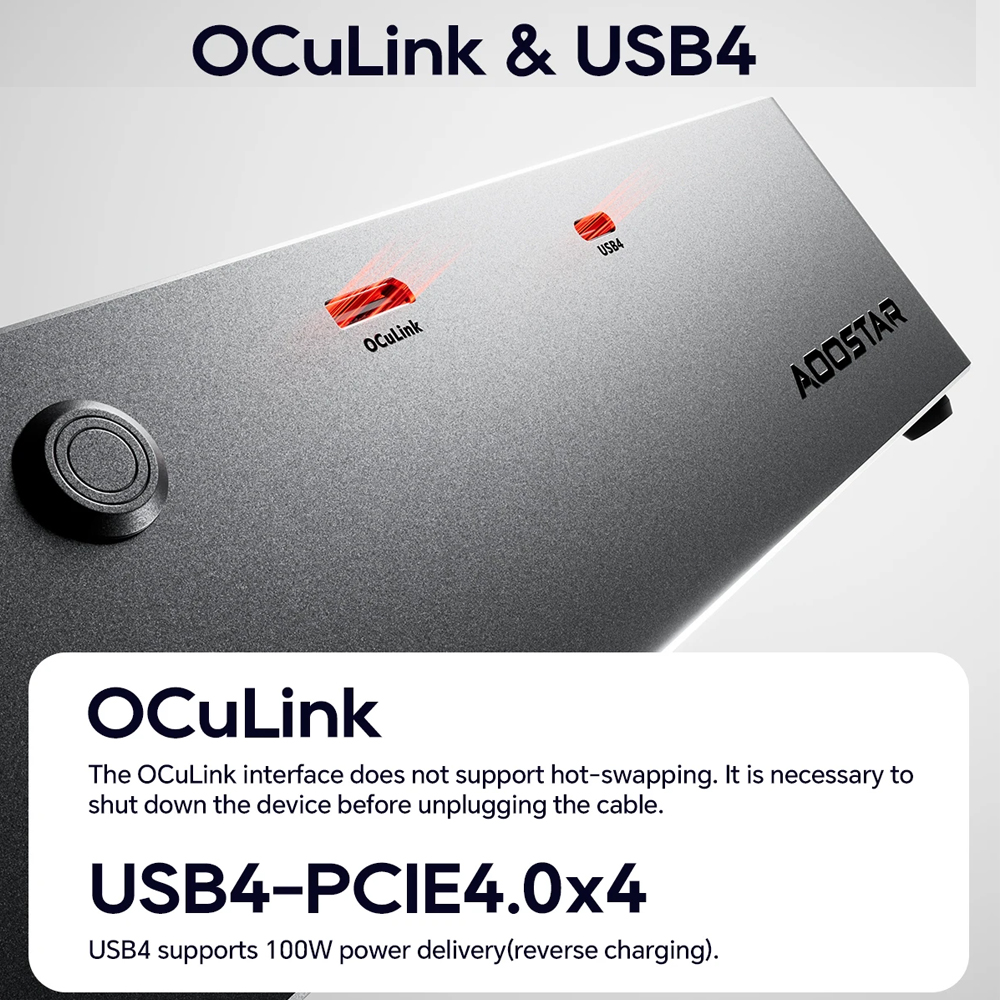 OCuLink USB4 eGPU 도크 800W PSU  - Oculink Egpu Mini Pc 리뷰 및 가격