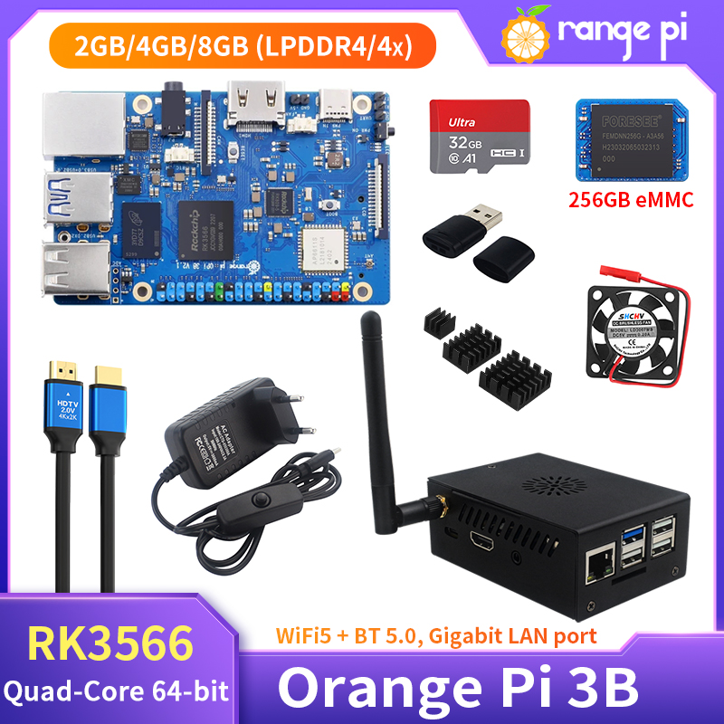 오렌지 파이 3B 8GB 4GB 2GB 램 RK3566 - Rockchip Rk3588 Development Board 리뷰 및 가격