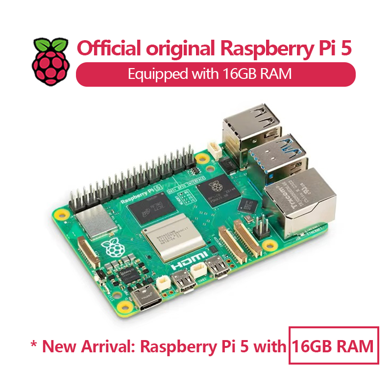 공식 정품 라즈베리 파이 5, 신제품 출시: 16GB  - Raspberry Pi 5 8Gb Board 리뷰 및 가격